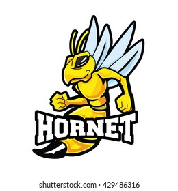 Hornet Mascot Illustration
