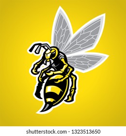 hornet mascot suitable for your team identity
