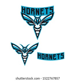 hornet/bee esport gaming mascot logo template
