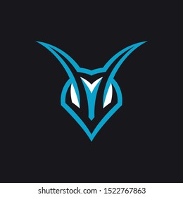 hornet/bee esport gaming mascot logo template
