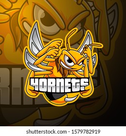 Hornets esport mascot logo design