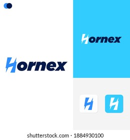 Hornex Logo Template Design Concepts