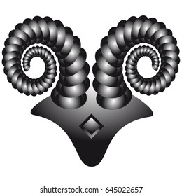 Horns helmet