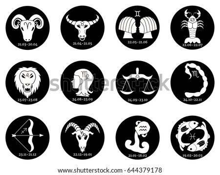 Show all zodiac signs. Show all zodiac signs.