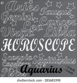 Horoscope. Aquarius.