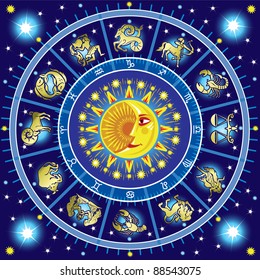 Horoscope circle