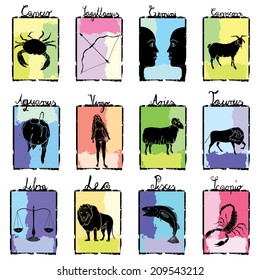 horoscope complete with typography