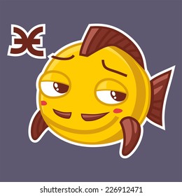 horoscope fish sticker 