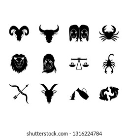 Horoscope Icon Set