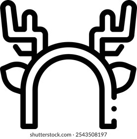 horoscope icon. Thin Linear Style Design Isolated On White Background