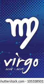 Horoscope poster Virgo