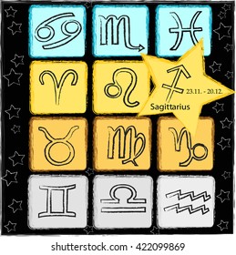 Horoscope . Sagittarius . Zodiac .