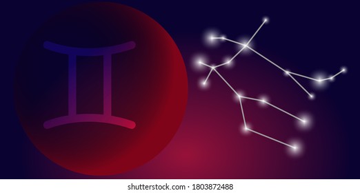 Horoscope sign, graphic. Astrology. Zodiac signs and symbols
