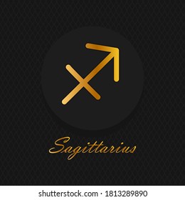 Horoscope sign, graphic. Astrology. Zodiac signs and symbols on dark background