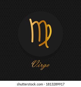 Horoscope sign, graphic. Astrology. Zodiac signs and symbols on dark background