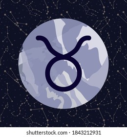 Horoscope sign, graphic. Astrology. Zodiac signs and symbols. Constellations
