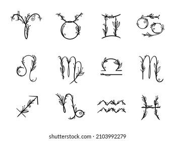 horoscope sign zodiac vector illustration