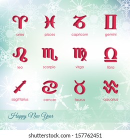 Horoscope signs for new year