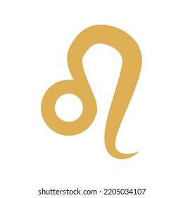 Símbolo del horóscopo para Leo, vector