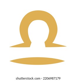 Horoscope symbol for Libra, vector