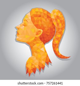 the horoscope virgo,the zodiac virgo,the virgo in triangle shape,Virgo vector illustrator 
