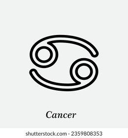 Horoscope zodiac icon vector logo design template