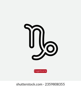 Horoscope zodiac icon vector logo design template