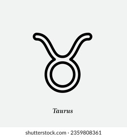 Horoscope zodiac icon vector logo design template