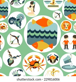horoscope zodiac sign, illustration, vector, pattern
