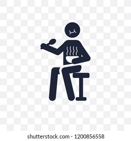 horrible human transparent icon. horrible human symbol design from Feelings collection. Simple element vector illustration on transparent background.