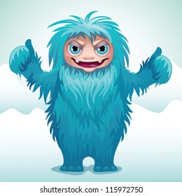 horrible monster Yeti