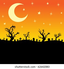 A horrific cemetery