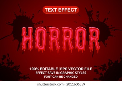 Horror 3d Editable Text Effect