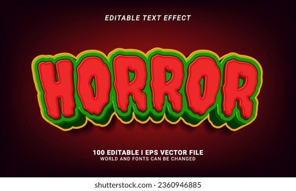 Horror-Text-Effekt im 3D-Stil