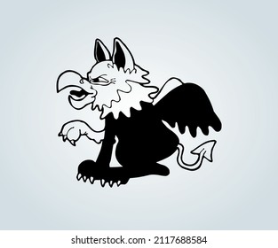 horror abstract monster for illustration