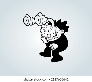 horror abstract monster for illustration