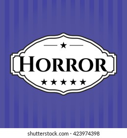 Horror card or banner