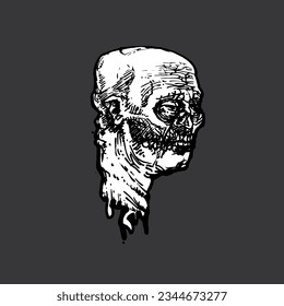 horror doodle doom metal death graphics