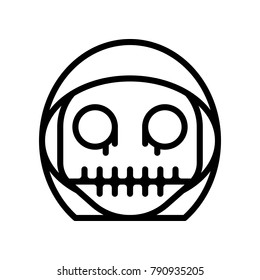 Horror Emoji's - Skull 