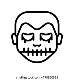 Horror Emoji's - Skull Boy 
