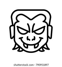 Horror Emojis - Vampire 