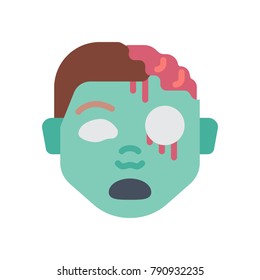 Horror Emoji's - Zombie Boy