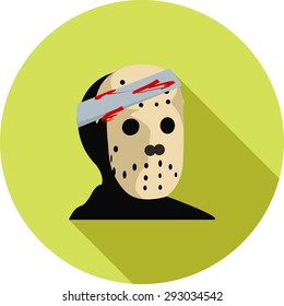 Horror, fear, ghost icon vector image.Can also be used for halloween, celebration, observances & holidays. Suitable for mobile apps, web apps and print media.