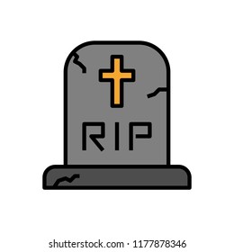 horror graveyard icon