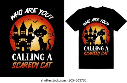 Horror Halloween T-shirt Design Vector