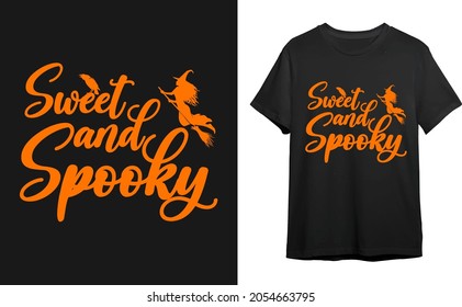 Horror Halloween T-shirt Design Vector