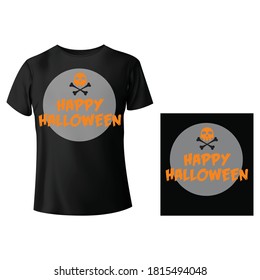 Horror Halloween T-Shirt Vector.Halloween Shirts