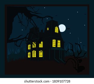 Horror House Vector Art, Graphics and Stock Illustrations