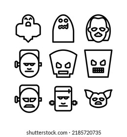 horror icon or logo isolated sign symbol vector illustration - Collection of high quality black style vector icons
