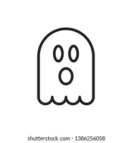 horror icon vector line style